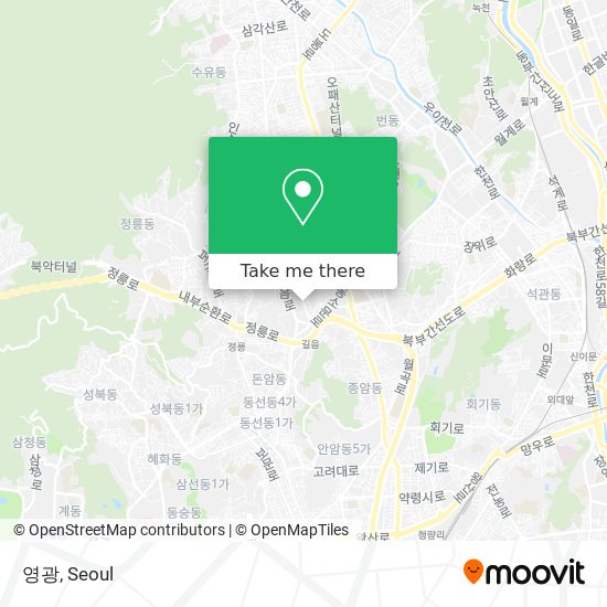 영광 map