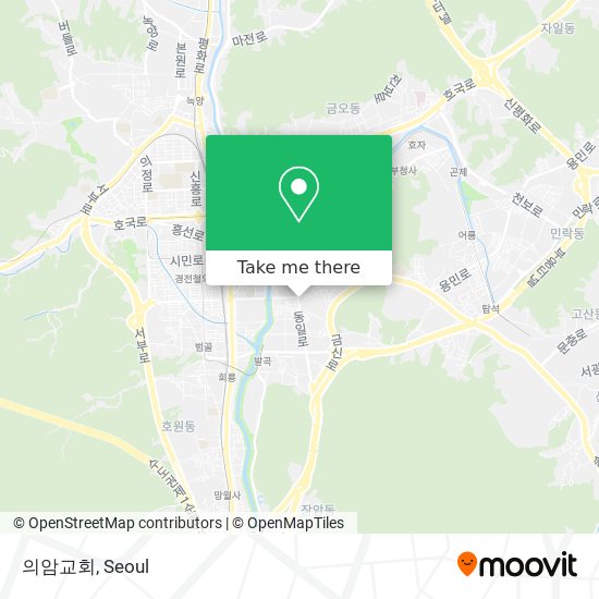 의암교회 map