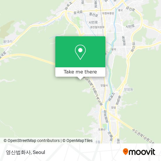 영산법화사 map