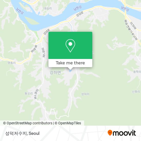 성덕저수지 map