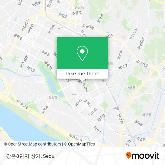 강촌8단지 상가 map
