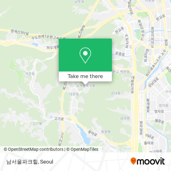 남서울파크힐 map