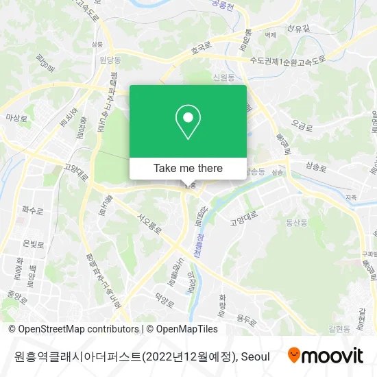 원흥역클래시아더퍼스트(2022년12월예정) map