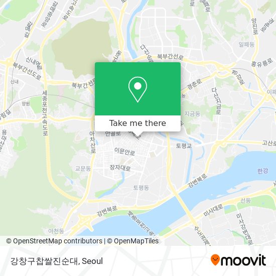 강창구찹쌀진순대 map