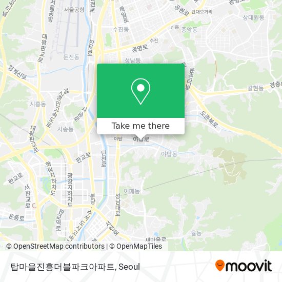 탑마을진흥더블파크아파트 map