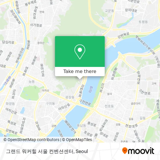 그랜드 워커힐 서울 컨벤션센터 map