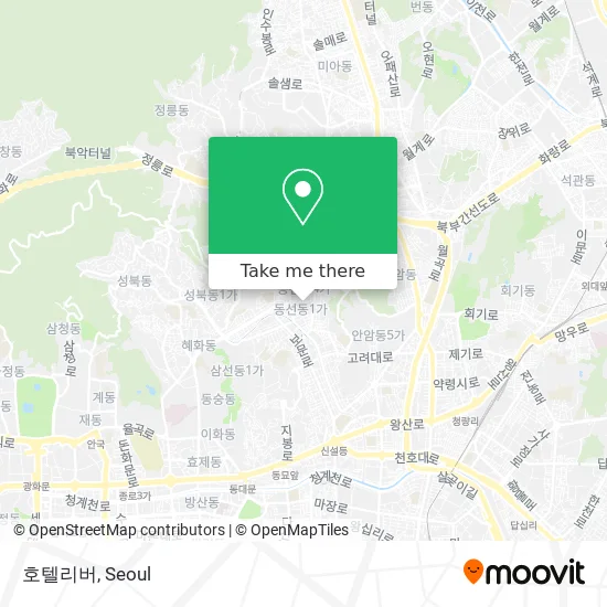 호텔리버 map