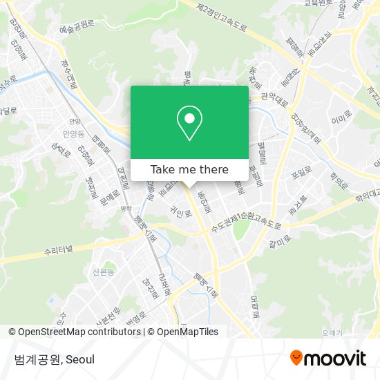범계공원 map