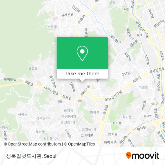 성북길벗도서관 map