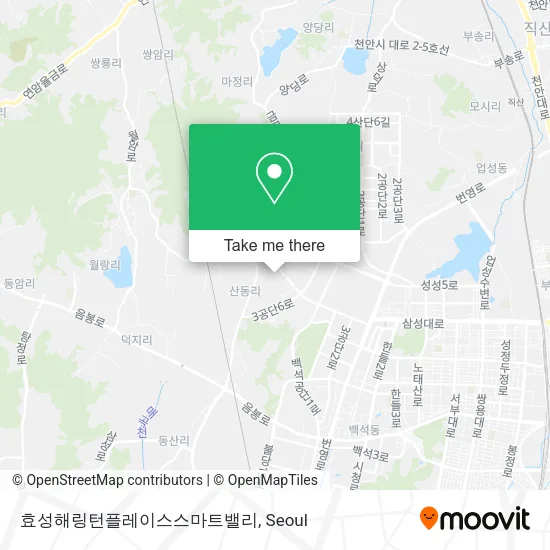 효성해링턴플레이스스마트밸리 map