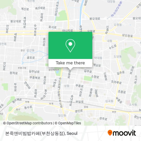 본죽앤비빔밥카페(부천상동점) map