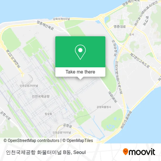 인천국제공항 화물터미널 B동 map