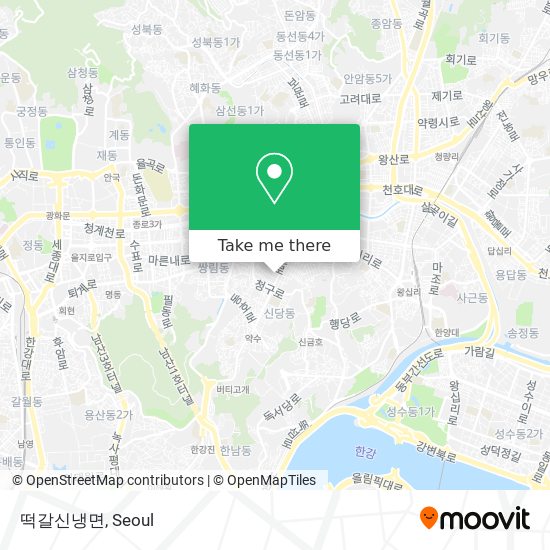 떡갈신냉면 map