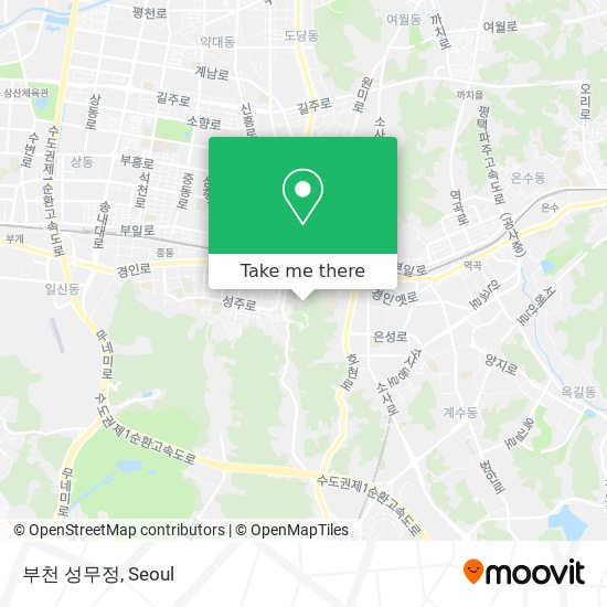 부천 성무정 map