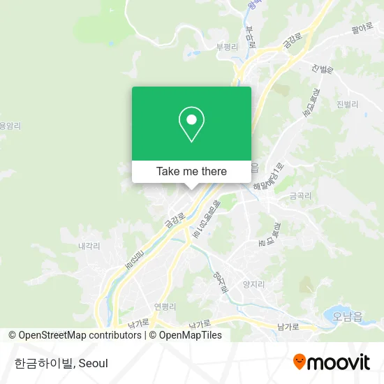 한금하이빌 map