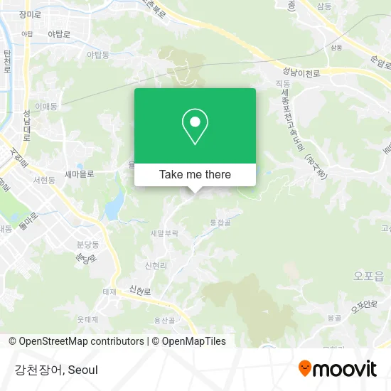 강천장어 map