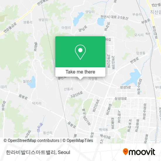 한라비발디스마트밸리 map