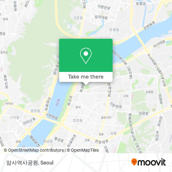 암사역사공원 map