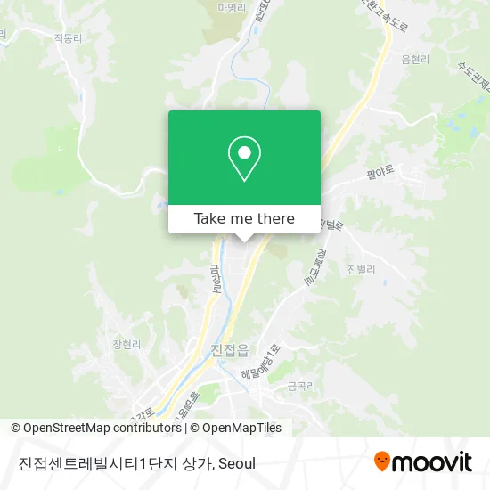 진접센트레빌시티1단지 상가 map