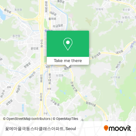 꽃메마을극동스타클래스아파트 map