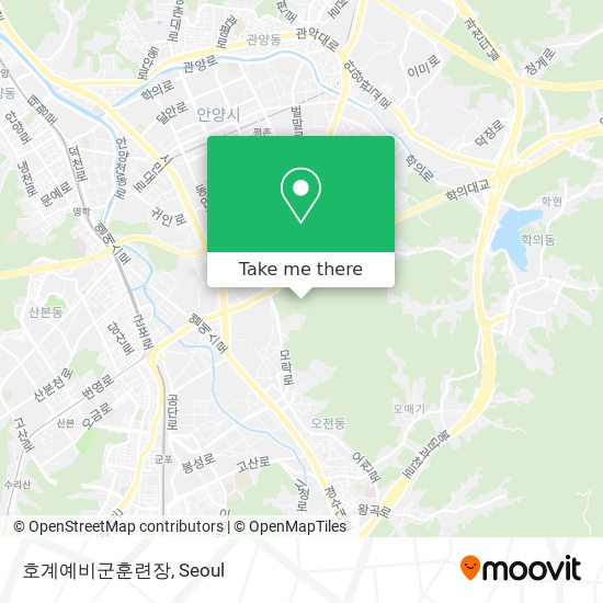 호계예비군훈련장 map