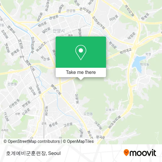 호계예비군훈련장 map