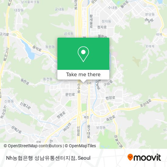 Nh농협은행 성남유통센터지점 map