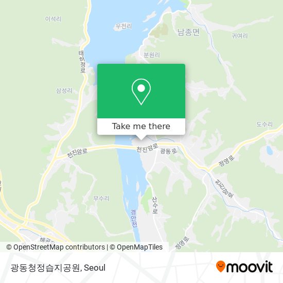 광동청정습지공원 map