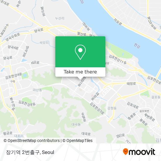 장기역 2번출구 map