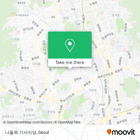 나들목 기사식당 map