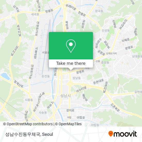 성남수진동우체국 map