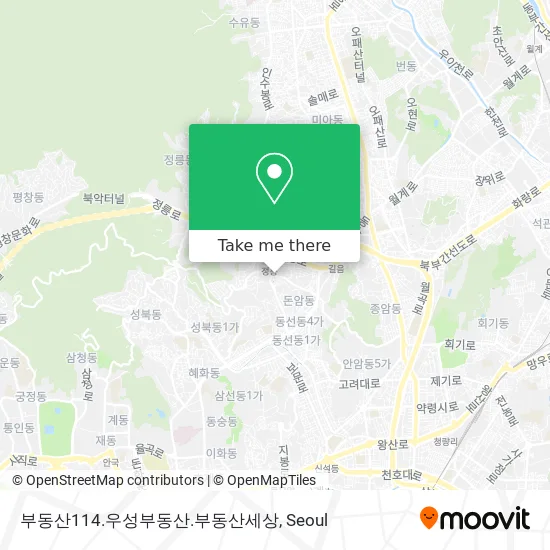 부동산114.우성부동산.부동산세상 map
