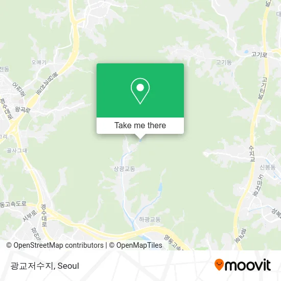 광교저수지 map