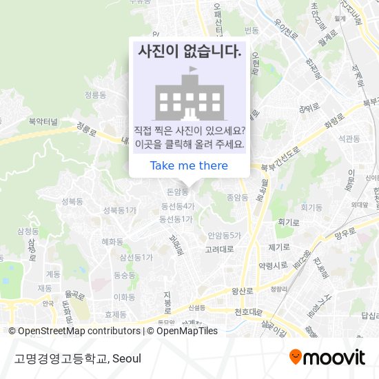 고명경영고등학교 map