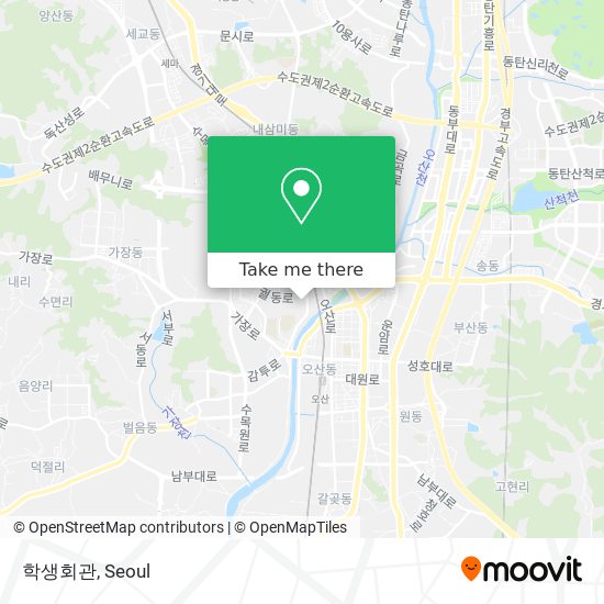 학생회관 map