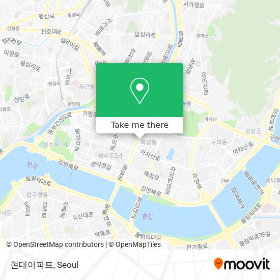 현대아파트 map
