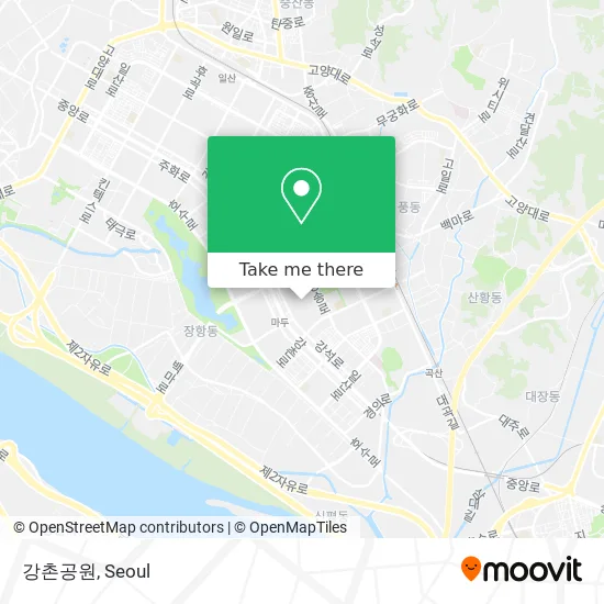 강촌공원 map