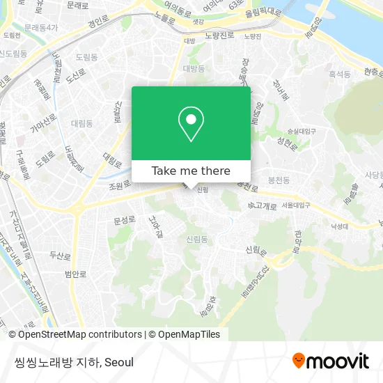 씽씽노래방                지하 map