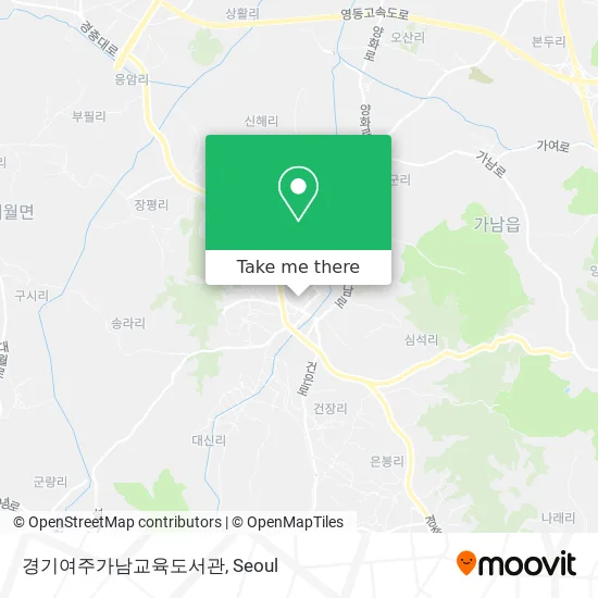 경기여주가남교육도서관 map