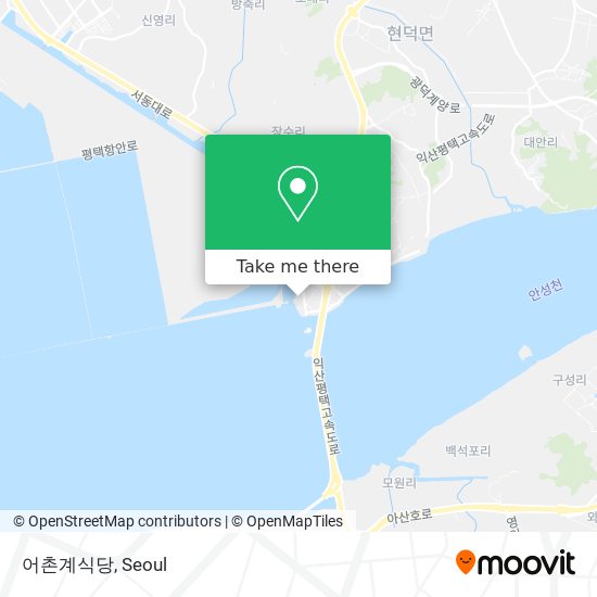 어촌계식당 map