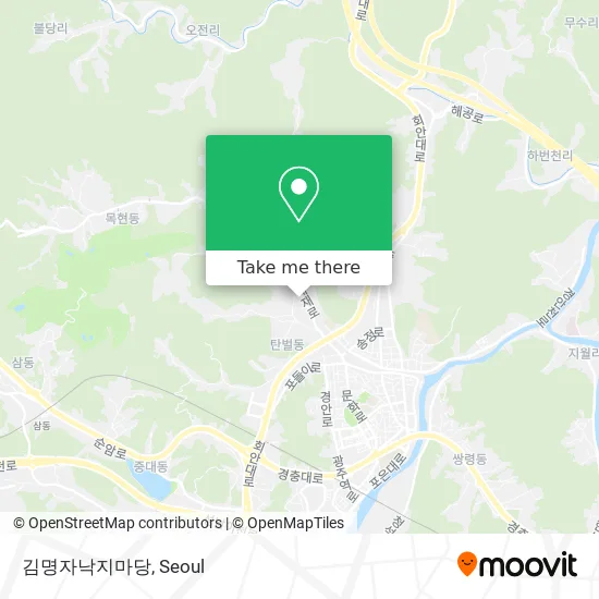 김명자낙지마당 map