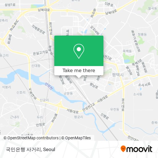 국민은행 사거리 map