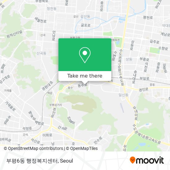 부평6동 행정복지센터 map