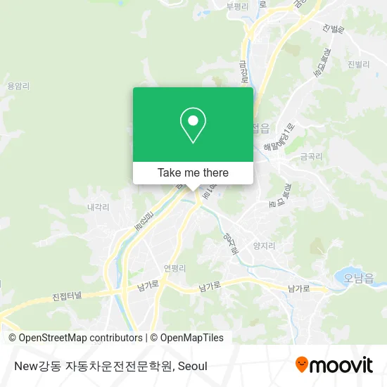 New강동 자동차운전전문학원 map