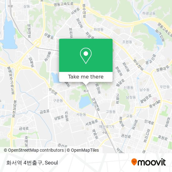 화서역 4번출구 map