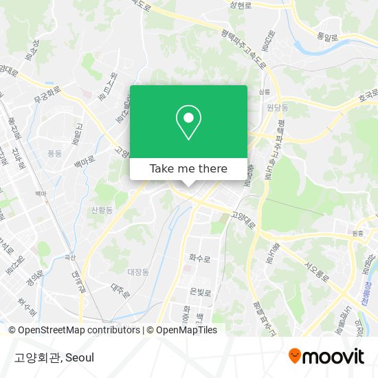 고양회관 map