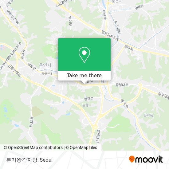 본가왕감자탕 map