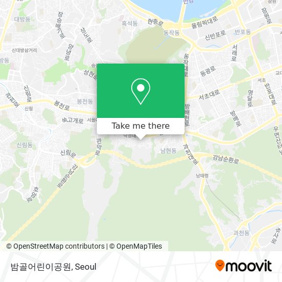 밤골어린이공원 map
