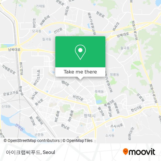 아이크랩씨푸드 map