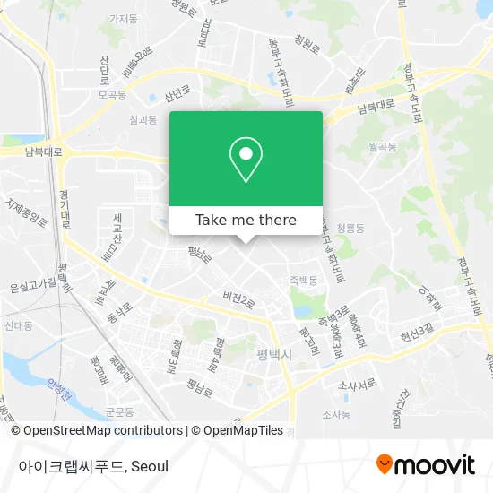 아이크랩씨푸드 map